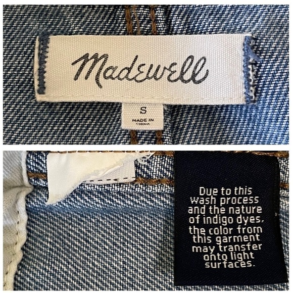 Madewell Southlake Denim Military Jacket Small - Picture 16 of 16